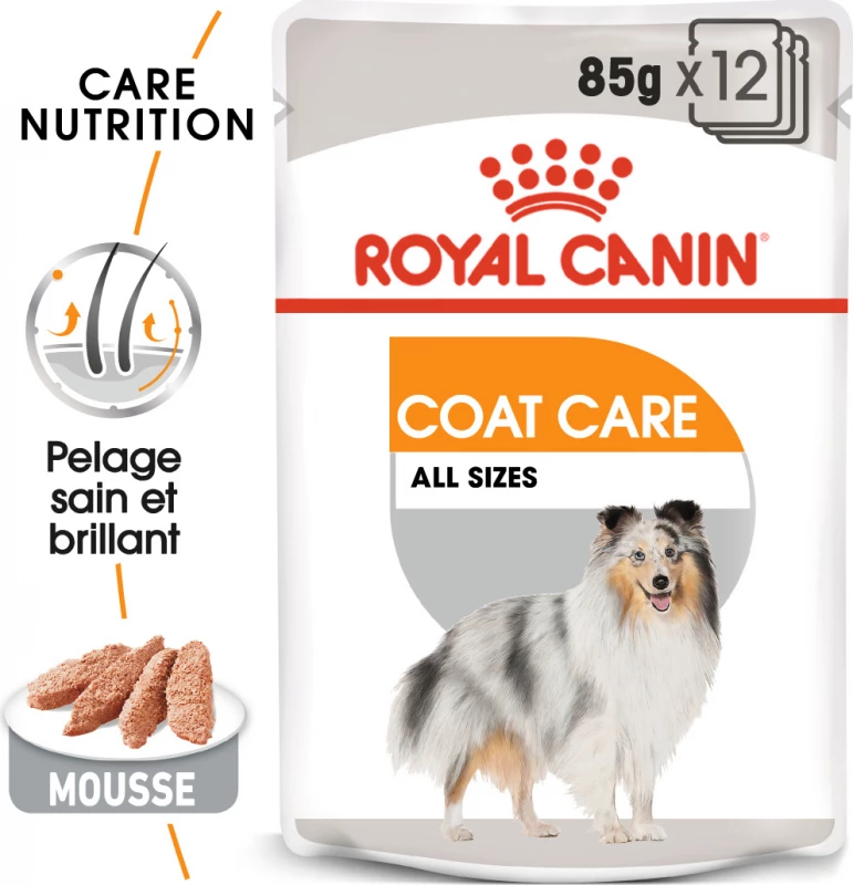 Royal Canin Coat Care Natvoer In Mousse 2 Royal Canin Coat Care Natvoer In Mousse - Afbeelding 2