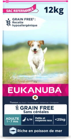 EUKANUBA Grain Free Adult S/M