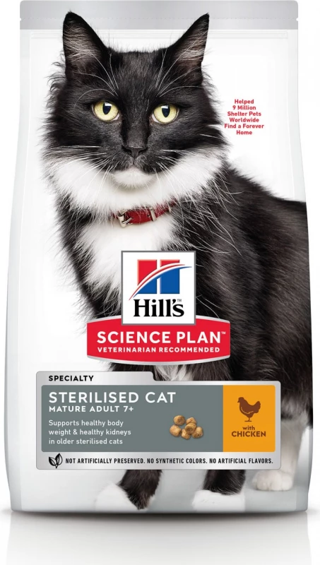 HILL'S Science Plan 'Feline Mature Adult 7+ Sterilised 1 HILL'S Science Plan 'Feline Mature Adult 7+ Sterilised