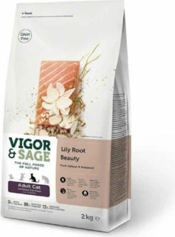 Vigor & Sage Adult Cat - Met Zalm & Zeewier