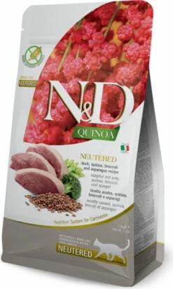 FARMINA N&D Quinoa Adult Cat Neutered, Eend