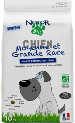 NESTOR BIO Graanvrij Droogvoer Voor Middelgrote En Grote Honden