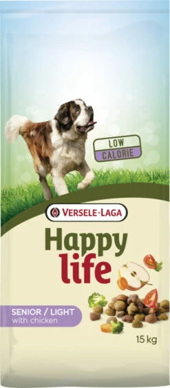 Happy Life Light Senior Chicken - Voor Oudere Honden
