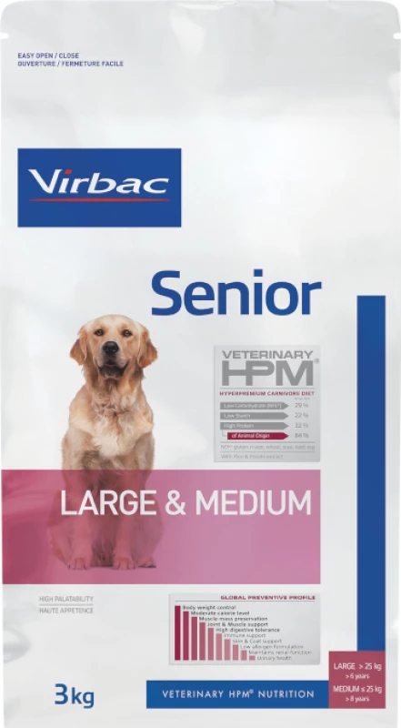 VIRBAC Veterinary HPM Large & Medium Senior 2 VIRBAC Veterinary HPM Large & Medium Senior - Afbeelding 2