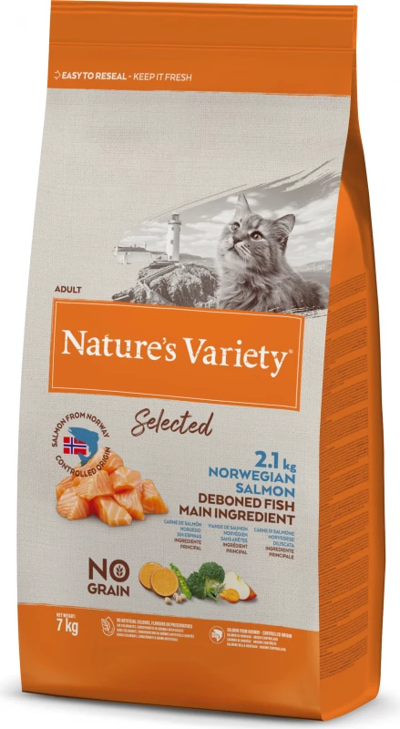 NATURE'S VARIETY Selected Cat Adult, Salmon 1 NATURE'S VARIETY Selected Cat Adult, Salmon