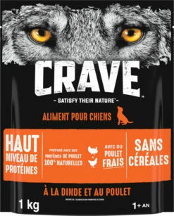 CRAVE Grain Free Met Kalkoen & Kip