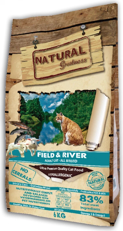 NATURAL GREATNESS Field & River Grain Free Cat Adult 3 NATURAL GREATNESS Field & River Grain Free Cat Adult - Afbeelding 3