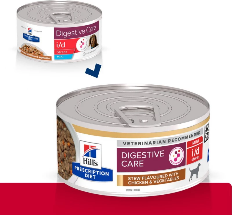 HILL'S Prescription Diet I/D Stress Mini Digestive Care Stoofpotje Voor Kleine Honden 2 HILL'S Prescription Diet I/D Stress Mini Digestive Care Stoofpotje Voor Kleine Honden - Afbeelding 2