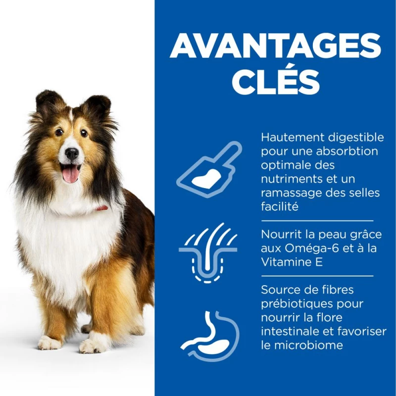 Hill's Science Plan Canine Sensitive Stomach & Skin Voor Honden 4 Hill's Science Plan Canine Sensitive Stomach & Skin Voor Honden - Afbeelding 4