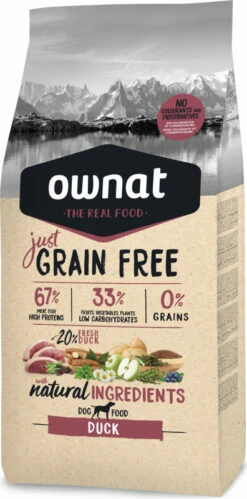 Nieuwe uitgaven 11 OWNAT Just Grain Free Eend