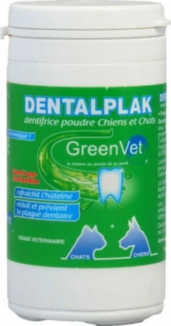 GREEN VET Dentalplak - Tandpasta In Poedervorm Voor Honden En Katten