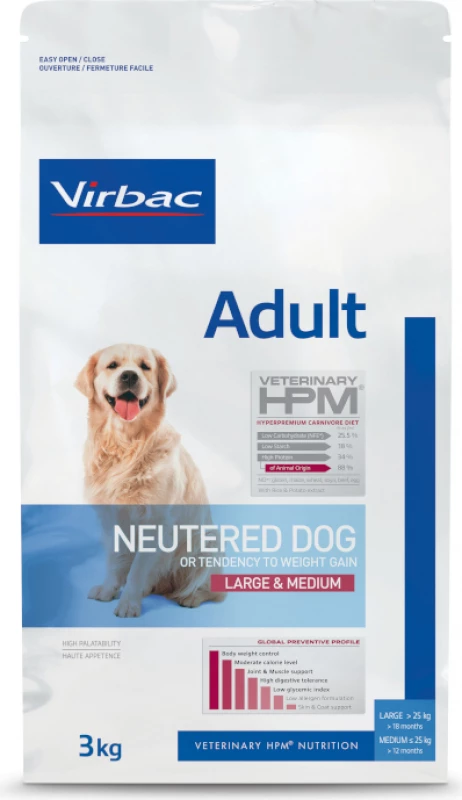 Virbac Veterinary HPM Neutered Large & Medium 3 Virbac Veterinary HPM Neutered Large & Medium - Afbeelding 3