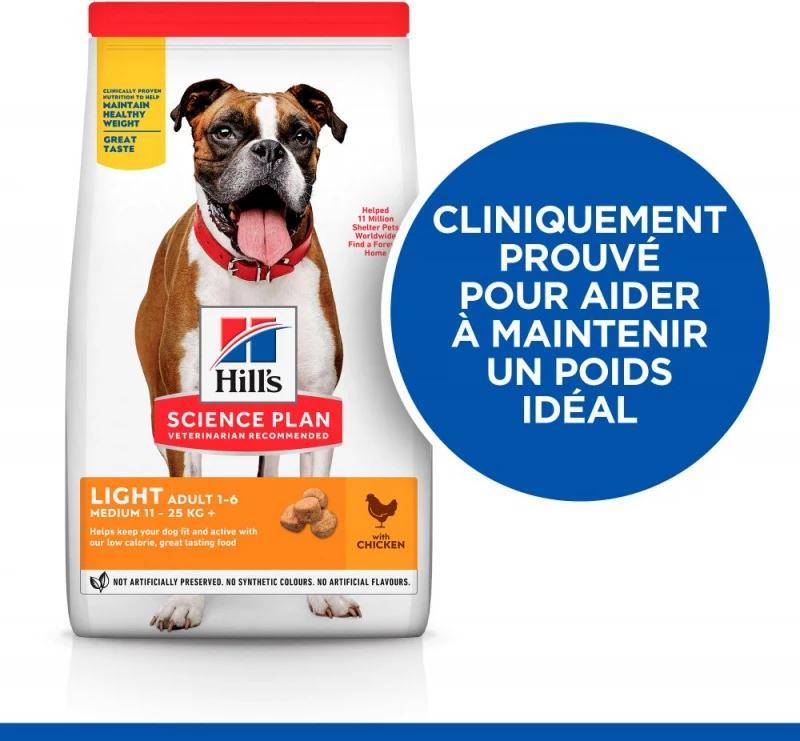HILL'S Science Plan Canine Adult Light Medium 2 HILL'S Science Plan Canine Adult Light Medium - Afbeelding 2