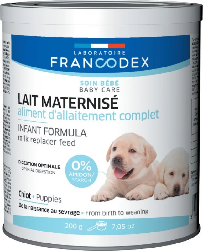 Francodex Moedermelk Voor Puppy's - 200g 1 Francodex Moedermelk Voor Puppy's - 200g