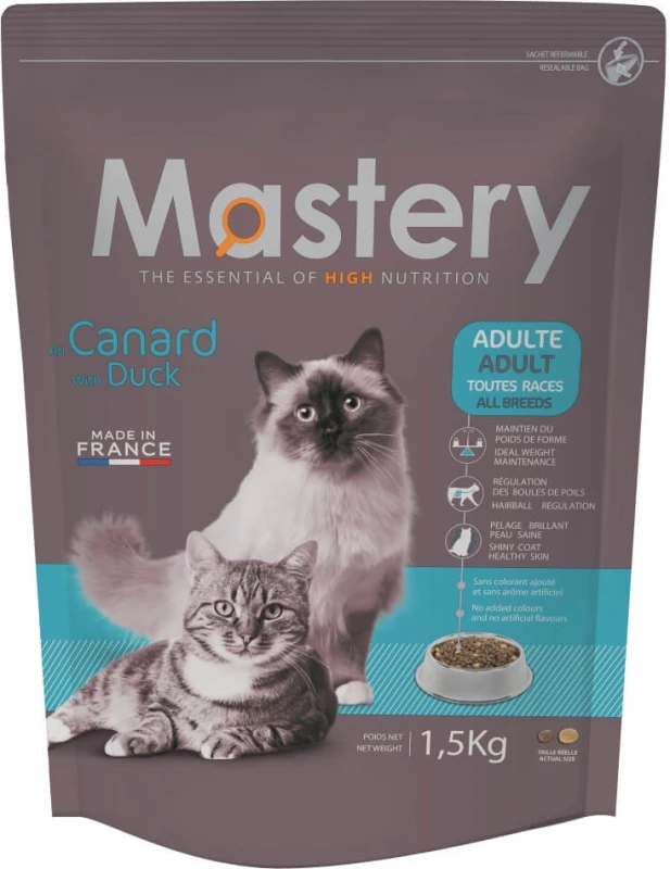 Mastery Cat Adult, Met Eend 1 Mastery Cat Adult, Met Eend