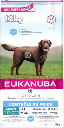 Eukanuba Daily Care Adult Weight Control Voor Grote Honden Met Overgewicht