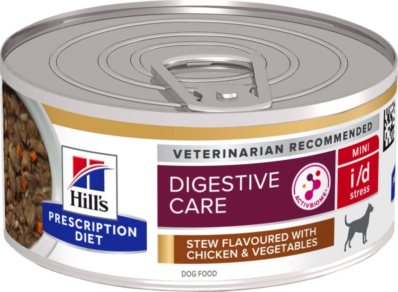 HILL'S Prescription Diet I/D Stress Mini Digestive Care Stoofpotje Voor Kleine Honden 1 HILL'S Prescription Diet I/D Stress Mini Digestive Care Stoofpotje Voor Kleine Honden