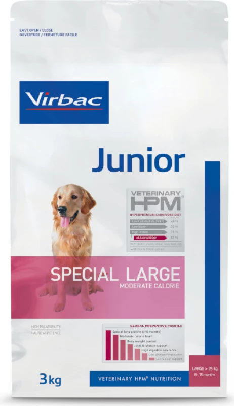 VIRBAC Veterinary HPM JUNIOR Special Large Voor Grote Hondenrassen 2 VIRBAC Veterinary HPM JUNIOR Special Large Voor Grote Hondenrassen - Afbeelding 2