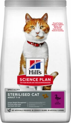 HILL'S Science Plan Feline Young Adult Sterilised - Met Eend