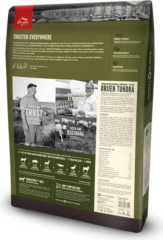 Orijen Tundra Graanvrij Voer Voor Kittens En Katten 2 Orijen Tundra Graanvrij Voer Voor Kittens En Katten - Afbeelding 2