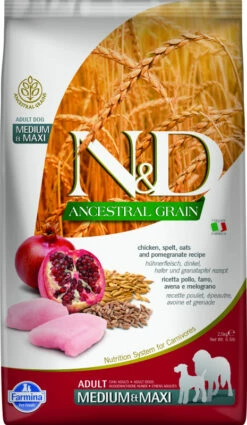 FARMINA N&D Ancestral Grain Medium & Maxi Adult Dog