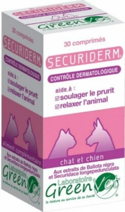Greenvet Securiderm Tabletten Tegen Dermatologische Problemen