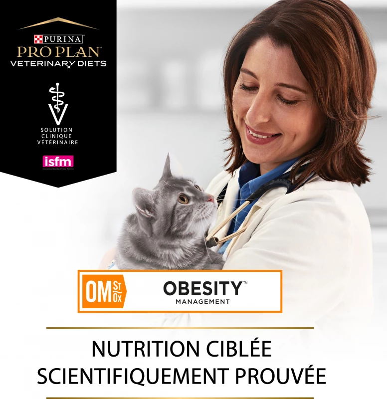 PRO PLAN Veterinary Diets Feline OM St/Ox Obesity Management 6 PRO PLAN Veterinary Diets Feline OM St/Ox Obesity Management - Afbeelding 6