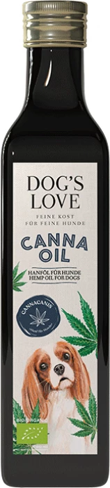 DOG'S LOVE Canna Canis BIO Hennep Olie 250ml