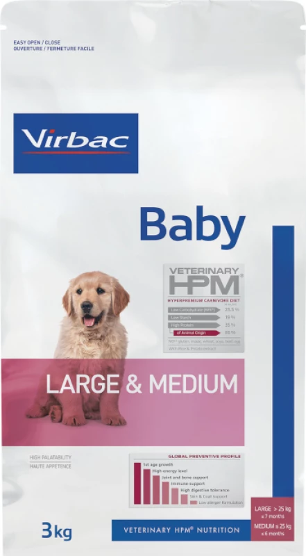 VIRBAC Veterinary HPM Baby Large & Medium 2 VIRBAC Veterinary HPM Baby Large & Medium - Afbeelding 2