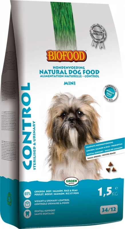 BIOFOOD Mini Control 34/12 Voor Volwassen, Kleine Honden -EUKANUBA Winkel lm 576a7aeed74714116f3b292a982238f83d21539178426