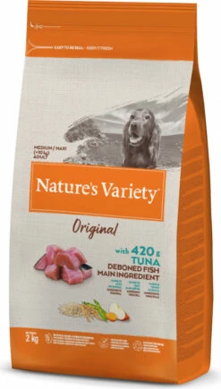 NATURE'S VARIETY Original Dog Medium Maxi Adult, Met Tonijn 7 NATURE'S VARIETY Original Dog Medium Maxi Adult, Met Tonijn -EUKANUBA Winkel lm 584f5deaeeae1538fb6c45901d524ee2f981619082793