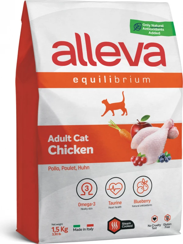 ALLEVA Equilibrium Adult Cat, Met Kip 1 ALLEVA Equilibrium Adult Cat, Met Kip
