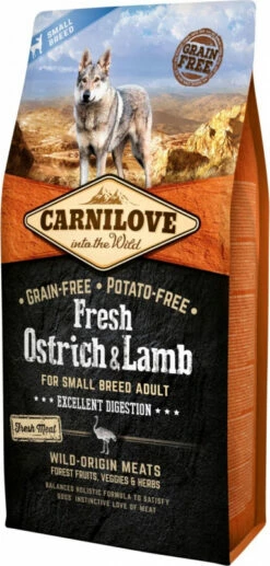 CARNILOVE FRESH Ostrich & Lamb Adult Small