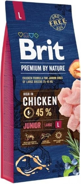 BRIT Premium By Nature Junior L Voor Grote Puppy's 2 BRIT Premium By Nature Junior L Voor Grote Puppy's - Afbeelding 2