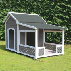 Houten Hondenhok Met Terras Voor Grote Honden ZOLIA FALCO -EUKANUBA Winkel lm 688f79921bbae40a577928b76d2fc3edc2a1647949054