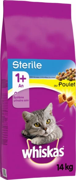 WHISKAS Sterile 1+, Met Kip
