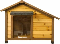 Houten Hondenhok Met Plastic Deur Zolia Honolulu