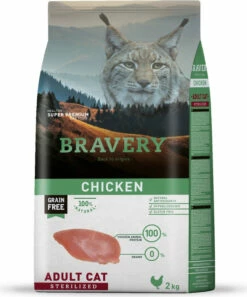 BRAVERY Sterilized Cat Grain Free, Met Kip