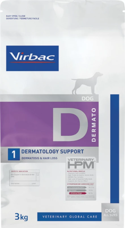 Virbac Veterinary HPM D1 - Dermatology Support 2 Virbac Veterinary HPM D1 - Dermatology Support - Afbeelding 2