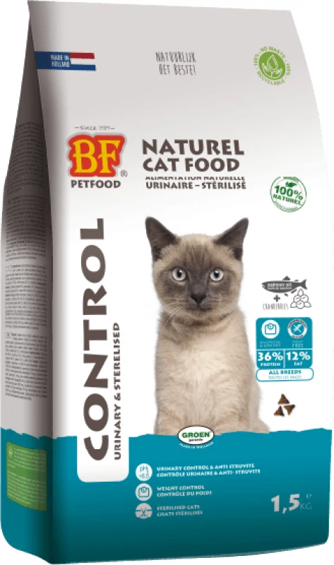 BIOFOOD Control 100% Natuurlijk Kattenvoer Voor Volwassen Gesteriliseerde Katten Of Met Overgewicht 2 BIOFOOD Control 100% Natuurlijk Kattenvoer Voor Volwassen Gesteriliseerde Katten Of Met Overgewicht - Afbeelding 2