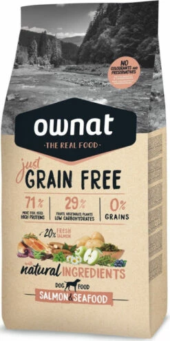 OWNAT Just Grain Free Adult - Salmon & Sea Food