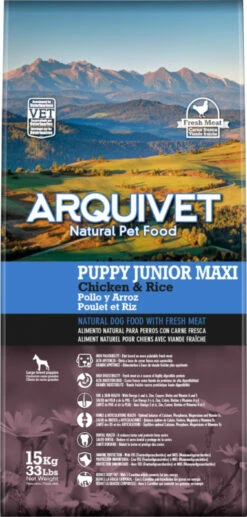 ARQUIVET Puppy & Junior MAXI - Met Kip & Rijst 8 ARQUIVET Puppy & Junior MAXI - Met Kip & Rijst -EUKANUBA Winkel lm 84102a32ad2669e6fe298e607fe7cc0e1a01600933773