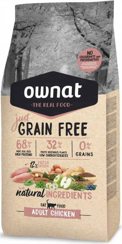 OWNAT Just Grain Free Adult - Met Kip 1 OWNAT Just Grain Free Adult - Met Kip