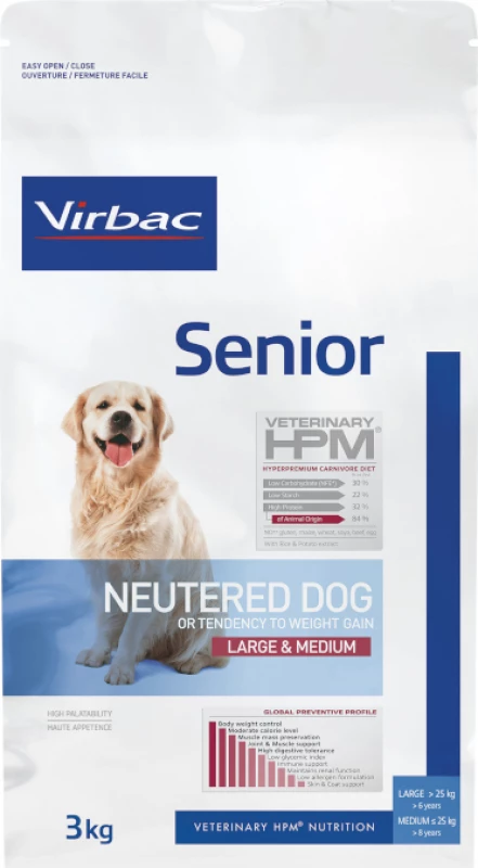 VIRBAC Veterinary HPM Senior Neutered Large & Medium 2 VIRBAC Veterinary HPM Senior Neutered Large & Medium - Afbeelding 2