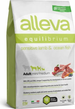 ALLEVA Equilibrium Sensitive Lamb & Ocean Fish Adult Mini/Medium