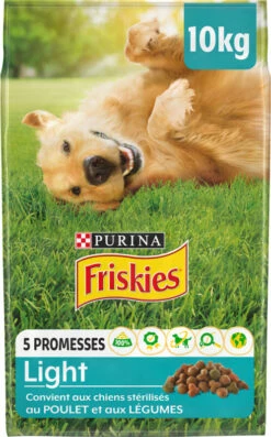 FRISKIES Dog Vitafit Light, Met Kip