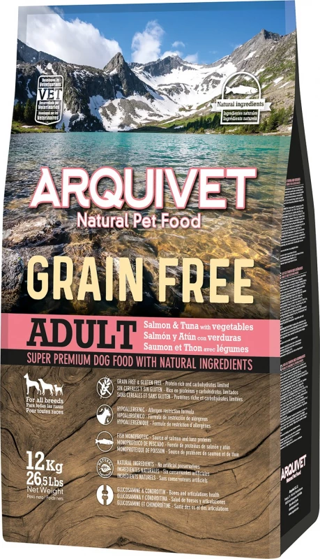 ARQUIVET Adult Grain Free Salmon & Tuna 4 ARQUIVET Adult Grain Free Salmon & Tuna - Afbeelding 4