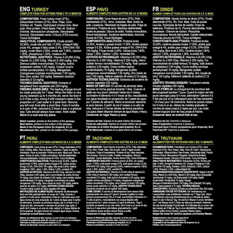 ARQUIVET Kitten - Met Kalkoen 3 ARQUIVET Kitten - Met Kalkoen - Afbeelding 3