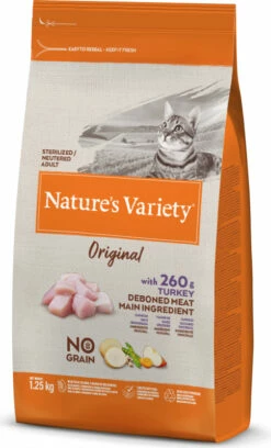 NATURE'S VARIETY Original Cat Adult Sterilised, Met Kalkoen 7 NATURE'S VARIETY Original Cat Adult Sterilised, Met Kalkoen -EUKANUBA Winkel lm 9688f468c873a32bb0619eaeb2050ba45d11619082209