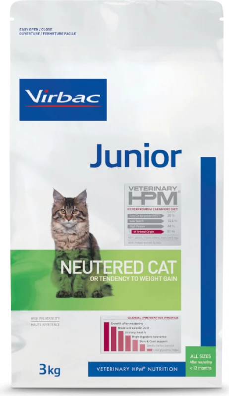Virbac Veterinary HPM Junior Neutered 2 Virbac Veterinary HPM Junior Neutered - Afbeelding 2